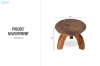 Picture of EAGIS Mungur Wood Plant Stand (Natural)