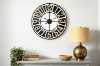 Picture of HD-14 60 Metal Wall Clock (Black)