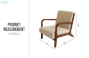 Picture of SETH Solid Wood Armchair