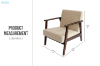 Picture of KORE Solid Wood Armchair