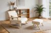 Picture of LULA Solid Wood Rocking Chair with Ottoman