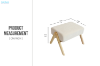 Picture of LULA Solid Wood Rocking Chair with Ottoman
