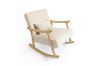 Picture of LULA Solid Wood Rocking Chair with Ottoman