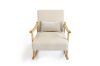 Picture of LULA Solid Wood Rocking Chair with Ottoman