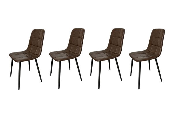 Picture of SAROTO Dining Chair (Dark Brown) - 4 Chairs in 1 Carton