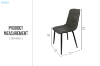 Picture of SAROTO Dining Chair (Grey) - 4 Chairs in 1 Carton