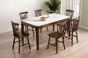 Picture of HARU Solid Wood Dining table with Sintered Stone Top - 180