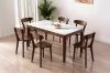 Picture of HARU Solid Wood Dining table with Sintered Stone Top - 180