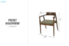 Picture of RIKA Solid Wood Dining Armchair