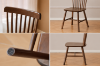 Picture of WINDSOR Solid Wood Dining Chair (Walnut)