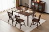 Picture of WINDSOR 130/150 Solid Wood Dining Table (Walnut)