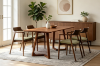 Picture of RIKA 5PC 160 Rectangle Solid Wood Dining Set