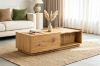 Picture of SACHA 110 2-Drawer Rectangle Coffee Table (Oak Colour)