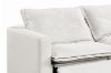 Picture of CERO Linen Fabric Power Reclining Sofa with Ottoman & USB Charging Port