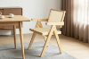 Picture of CHANDIGARH Solid Wood Replica Armchair (Natural)