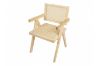 Picture of CHANDIGARH Solid Wood Replica Armchair (Natural) - 2 Chairs in 1 Carton