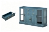 Picture of VANTA 4-Door 2-Drawer Storage Cabinet/Buffet with LED Lighting (Blue)