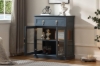 Picture of VANTA 2-Door 1-Drawer Storage Cabinet with LED Lighting (Blue)