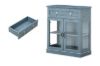 Picture of VANTA 2-Door 1-Drawer Storage Cabinet with LED Lighting (Blue)
