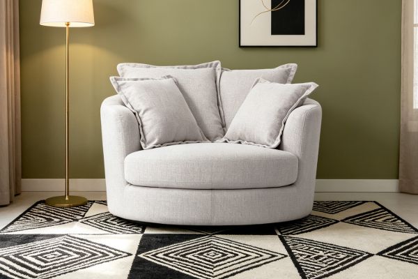 Picture of COBBLE Swivel Armchair