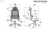 Picture of ZYLO High Back Office Chair with Adjustable Headrest & Backrest