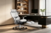 Picture of FLEXO Pro Height Adjustable Mesh Office Chair with Adjustable Headrest & Backrest, 5D Armrests and Seat Slider (Grey)