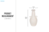 Picture of 659-058 PUTRA H32 Terracotta Vase M (32cmx15cm)