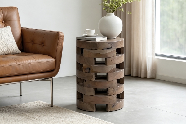 Picture of KADITA Solid Teak Wood Side Table