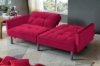 Picture of MILA Convertible Sofa Bed with Adjustable Split-Back (Red)