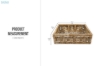 Picture of LIMBUNG Rectangle Kubu Weave Storage Basket (44x35x19cm)