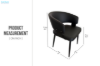 Picture of KALEM  Dining Chair (Black) - Each