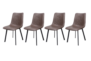 Picture of WESTIN Dining Chair (Coffee) - 4 Chairs in 1 Carton