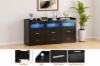 Picture of LUMEO 9-Drawer Dresser/Storage Cabinet with LED Lights (Black)