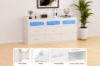 Picture of LUMEO 9-Drawer Dresser/Storage Cabinet with LED Lights (White)
