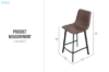 Picture of WESTIN Bar Stool with Footrest