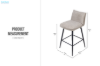 Picture of MIA Bar Stool with Footrest