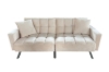 Picture of LUMI Convertible Sofa Bed with Adjustable Split-Back (Beige)