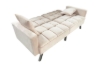 Picture of LUMI Convertible Sofa Bed with Adjustable Split-Back (Beige)