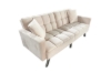 Picture of LUMI Convertible Sofa Bed with Adjustable Split-Back (Beige)