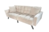 Picture of LUMI Convertible Sofa Bed with Adjustable Split-Back (Beige)