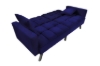 Picture of LUMI Convertible Sofa Bed with Adjustable Split-Back (Blue)