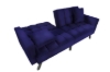 Picture of LUMI Convertible Sofa Bed with Adjustable Split-Back (Blue)