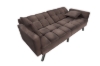 Picture of LUMI Convertible Sofa Bed with Adjustable Split-Back (Brown)
