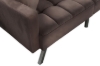 Picture of LUMI Convertible Sofa Bed with Adjustable Split-Back (Brown)