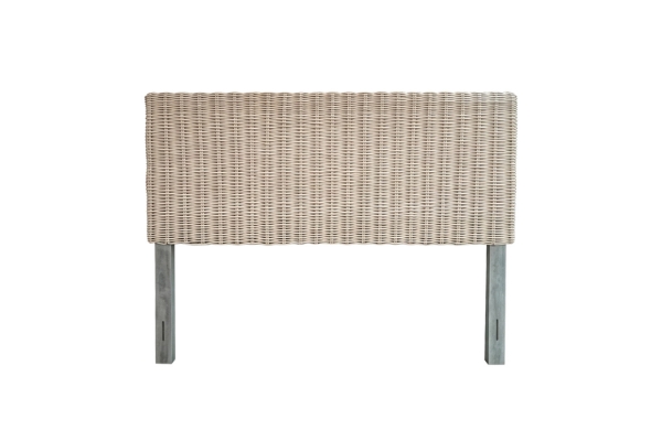 Picture of MICA Gamelina Wood Headboard with Full Kubu Original Weave in Queen Size