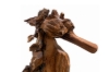 Picture of 659-002 Teak Wood Seahorse Sculpture (Large)