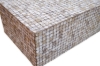Picture of PIEDRAS Acacia Wood Coffee Table with Coconut Tiles