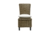 Picture of SAMURAI Acacia Wood Dining Chair with Full Kubu Grey Original Weave