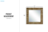 Picture of SHIRLEY Square Mirror (88cmx88cm)