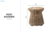 Picture of PARAGON D50 Round Full Kubu Weave Side Table